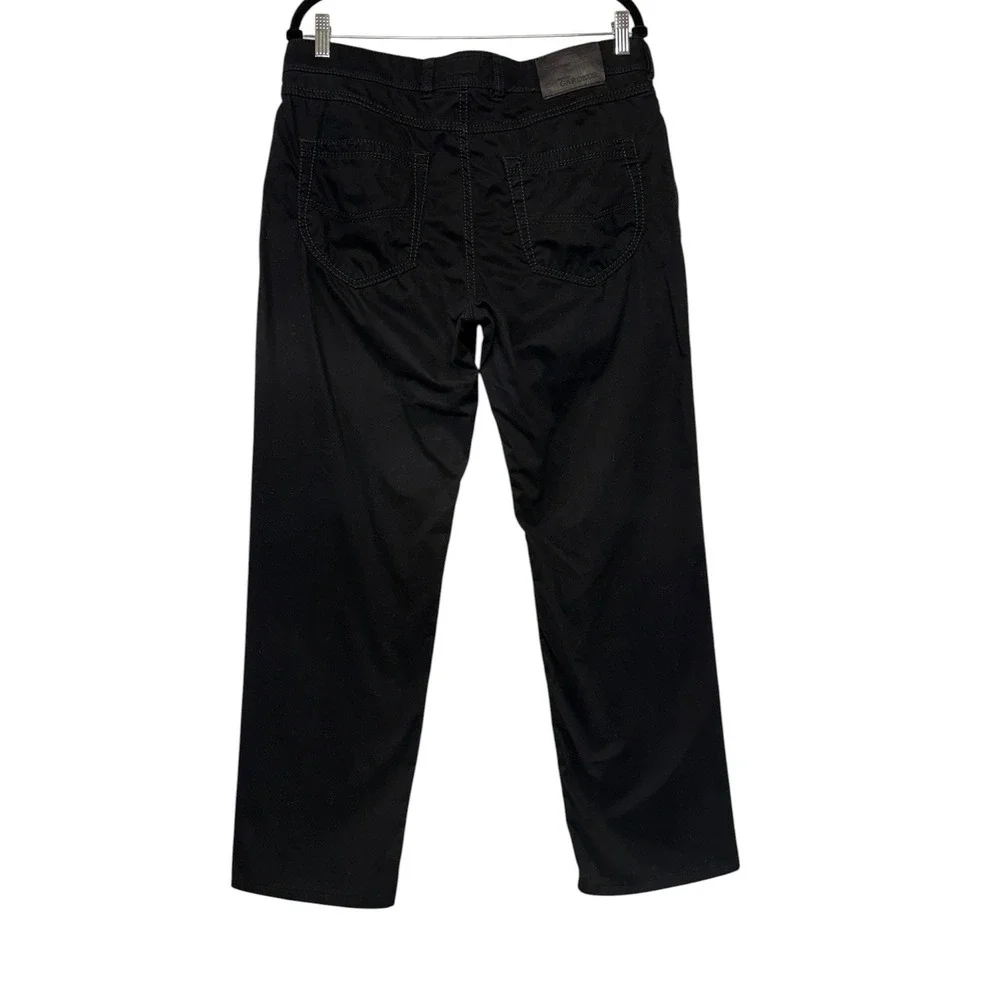 Atelier Gardeur Nevio 2 Regular Fit Mens Pants Black Size 35/28 Cotton Blend